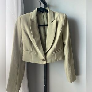 Cropped blazer